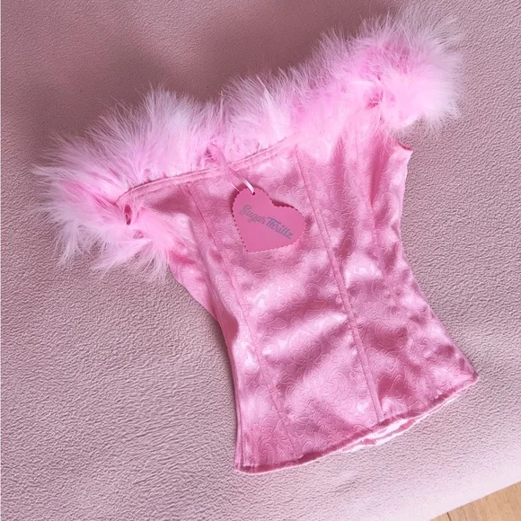 stunning Sugar Thrillz pink princess corset 🎀 - Picture 1 of 2